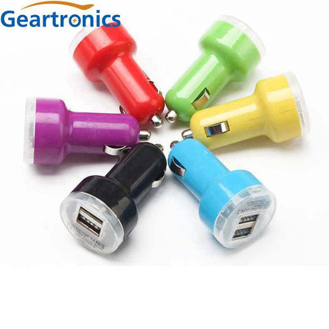 Car USB Charger Mobile Phone Charger 2 Port USB Car Chargers for Samsung Xiaomi Tablet Charger for cellphone