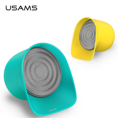 Wireless Bluetooth Speaker USAMS Mini Bluetooth Portable 3D Stereo surround Wireless Speaker with microphone Outdoor Loudspeaker