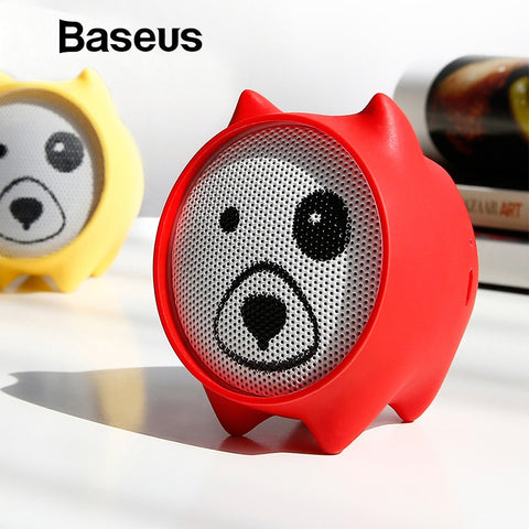 Baseus E06 Dogz Bluetooth Speaker Portable Mini Bluetooth Speaker Gift Speakers MP3 Music Player Stereo Sound Wireless Speaker