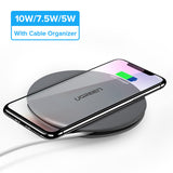 Ugreen 10W Qi Wireless Charger for iPhone X XS XR 8 Plus Fast Wireless Charging Pad for Samsung S8 S9 S10 Xiaomi mi 9 Charger